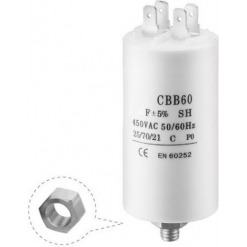 Kondensator - drift, 1.5uF, 450V, kabelsko, boltfeste